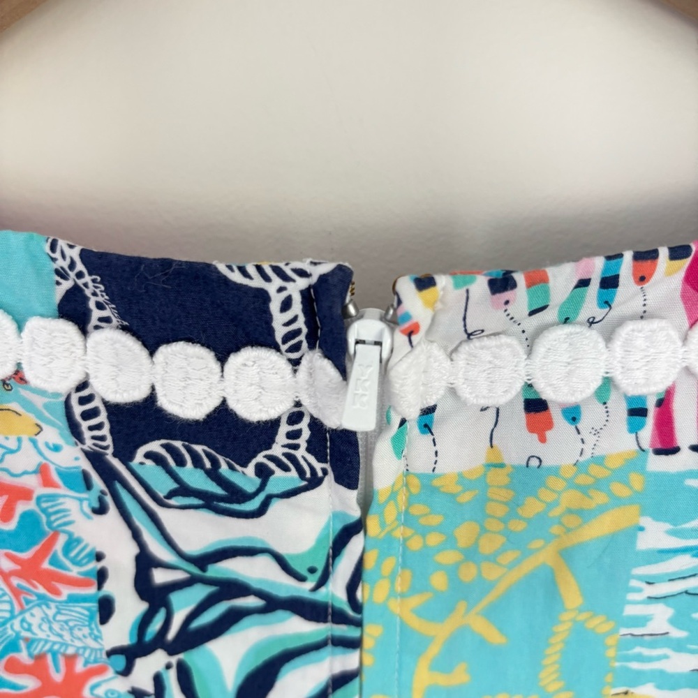 Lilly Pulitzer Sailor Patch Shift Dress 12 - Picture 8 of 11
